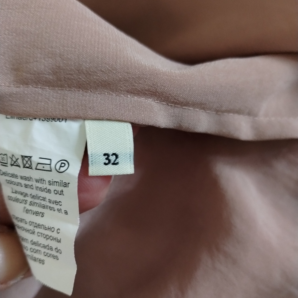 Marlene Birger Elegant Women's Tan Sleeveless Top 0 - Picture 6 of 6